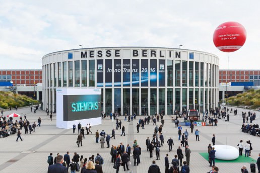 Messe Berlin Messehalle zur InnoTrans 2016